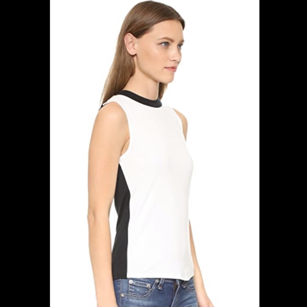 Rag & Bone Silk Beech Mock Neck Tank - Picture 3 of 11